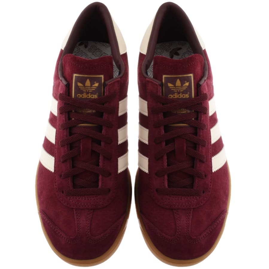 Alternative Image for Productadidas Originals Hamburg Trainers Burgundy3